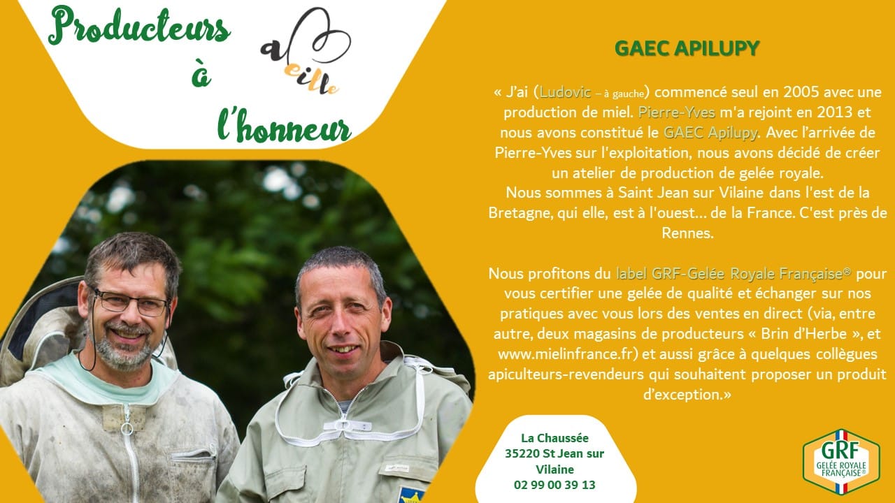 GAEC Apilupy : les producteurs à l’honneur – Février 2019