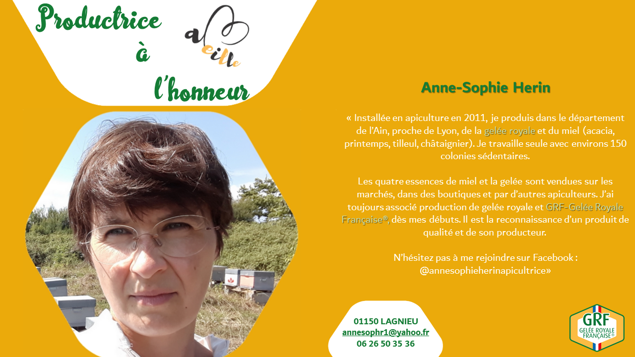 Anne-Sophie Herin : la productrice à l’honneur – Juin 2019