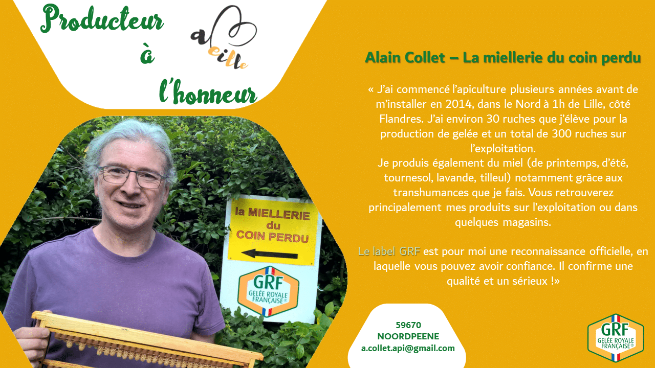 Alain Collet : producteur à l'honneur – Janvier 2020 - Label GRF- Gelée ...