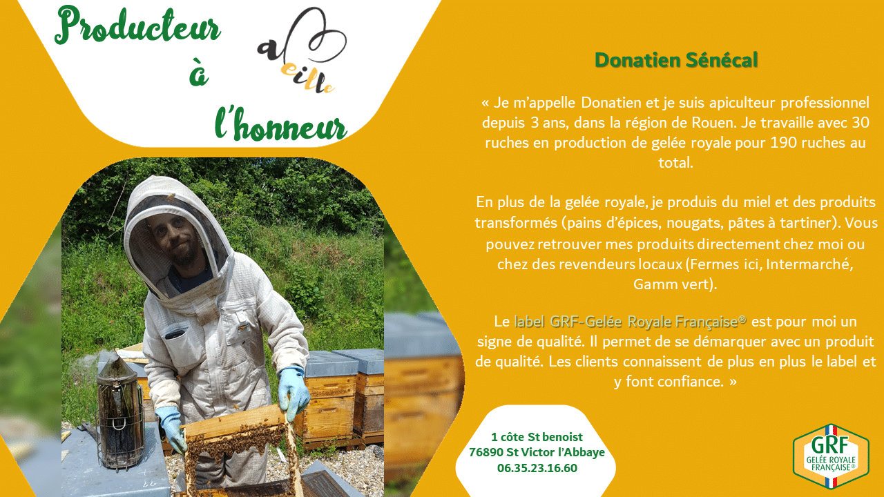 Donatien Sénécal : producteur à l’honneur – Mars 2020